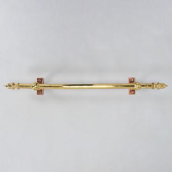 A late 20th century curtain rail / rod.