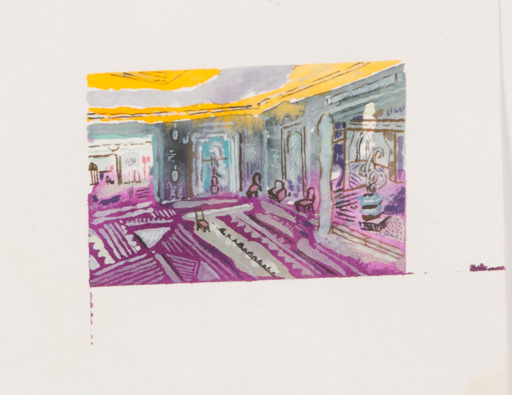 Karoliina Hellberg, water colour, signed.