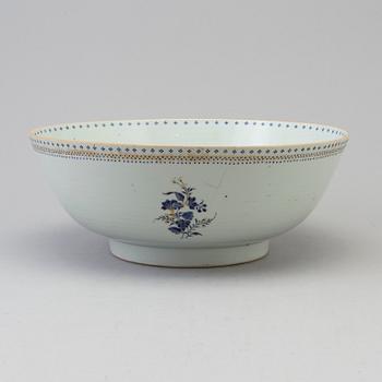 BÅLSKÅL, porslin, Kina, Qianlong 1736-1795.