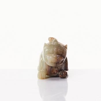 Figurin, nefrit. Qingdynastin.