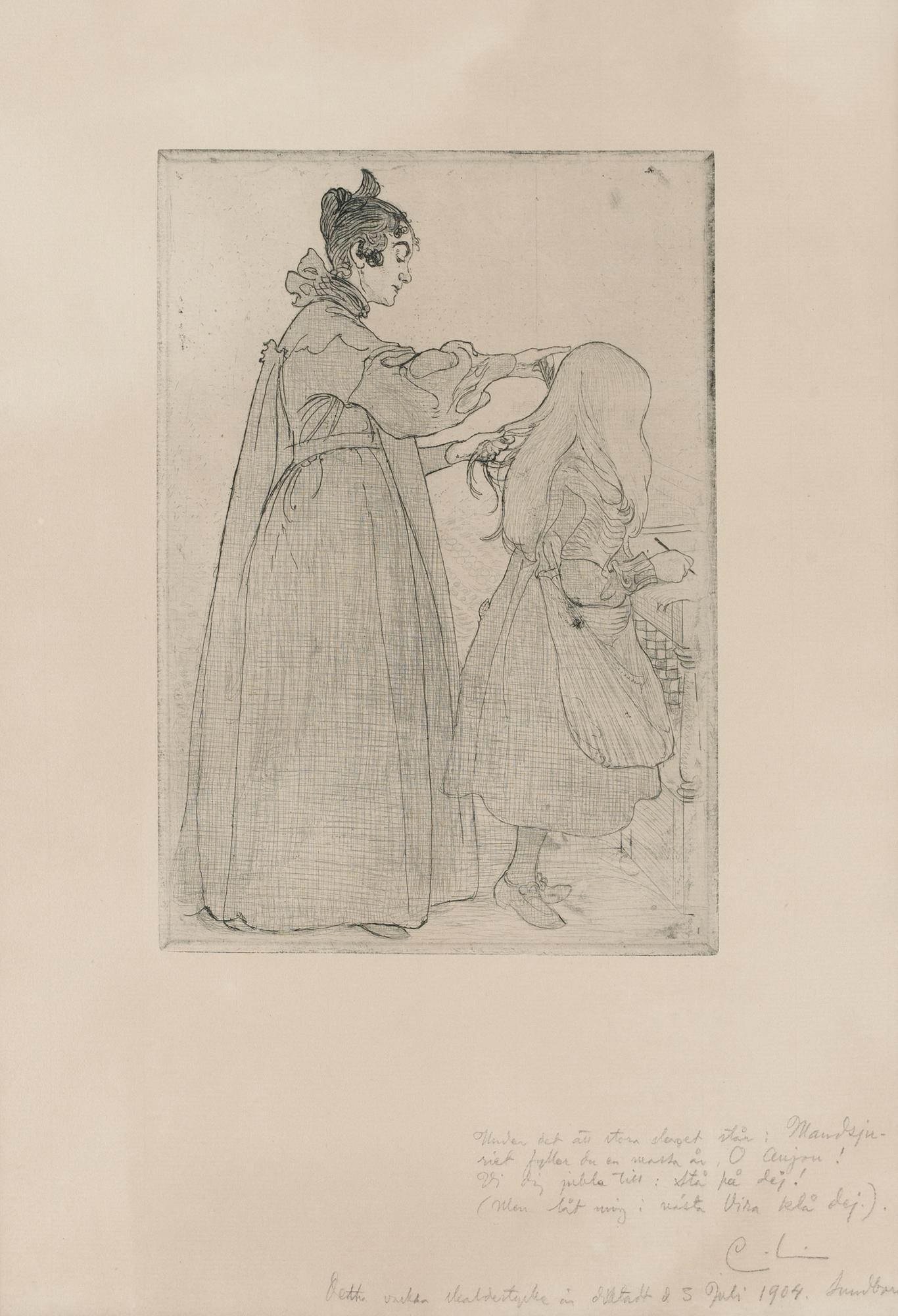 Carl Larsson, "Karin and Kersti".