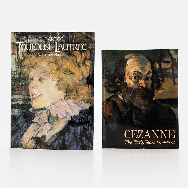 Samling konstböcker, 11 st.