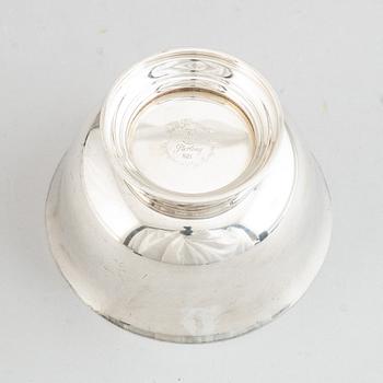 Towle Silversmiths, skål, silver med emalj, Newburyport Massachusetts, USA, 1940-50-tal.