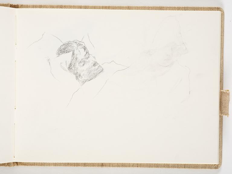 Lotte Laserstein, 4 skissböcker med blyertsteckningar.