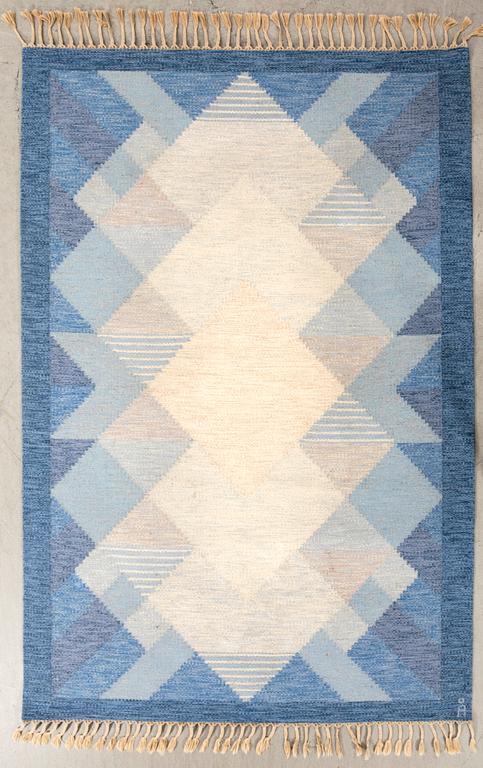 Anna-Johanna Ångström, flat-weave rug signed "Aniara" 233x168 cm.