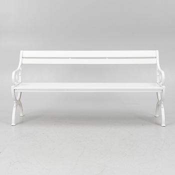 A garden bench, later part of the 20th century.