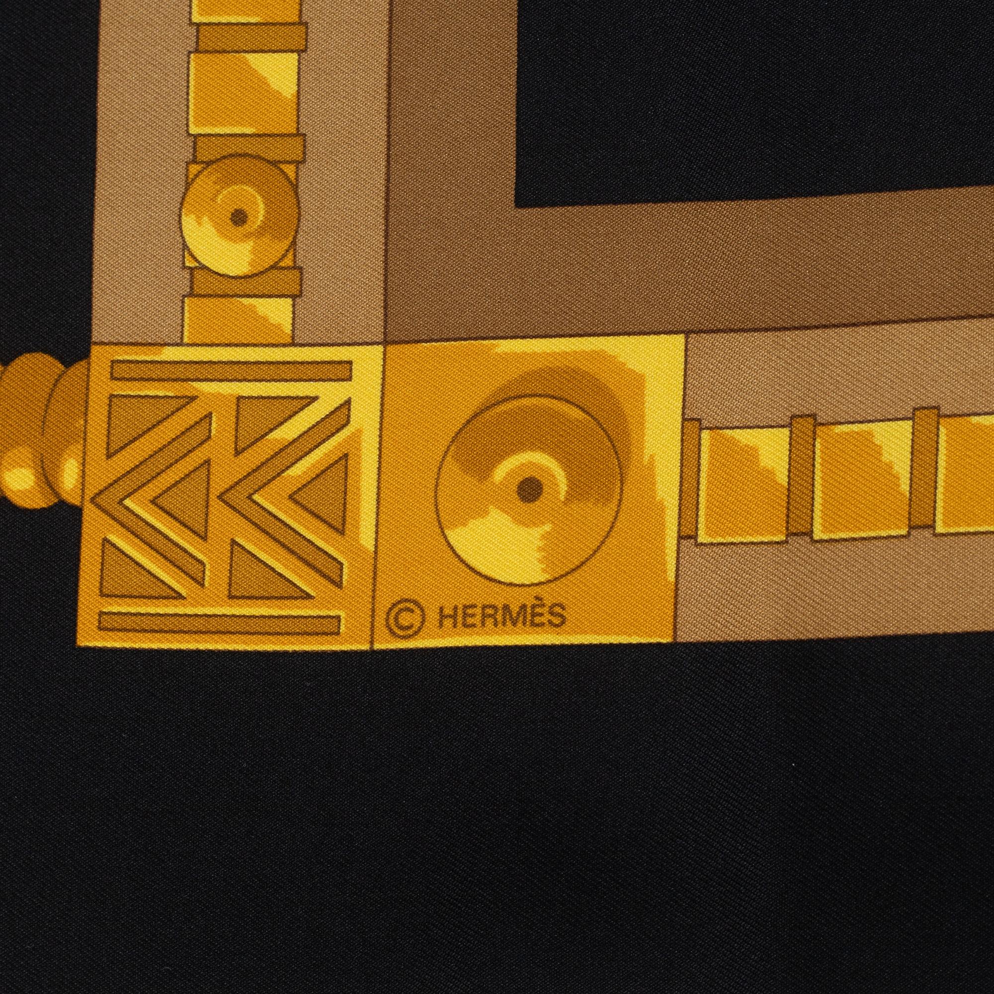 Hermès, scarf, "Spoons of Africa".