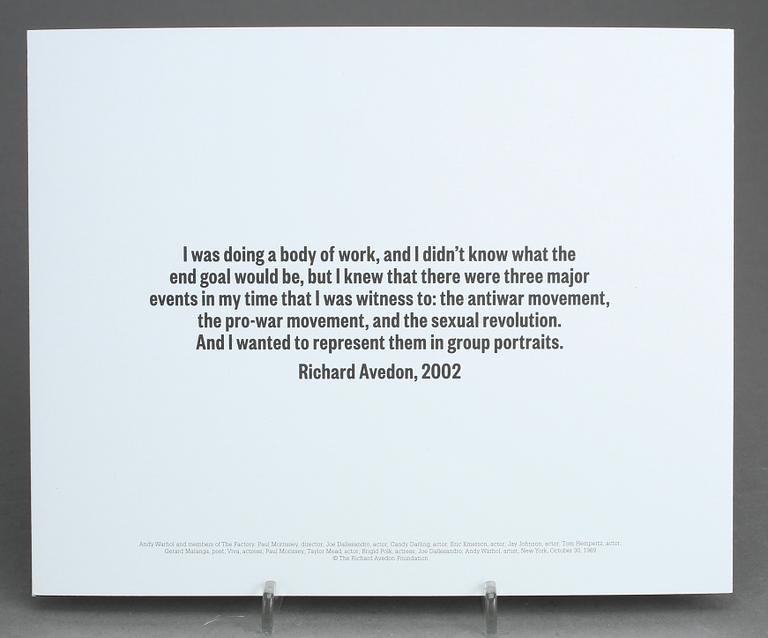 INVITATIONCARDS / INBJUDNINGSKORT, 3 st,  "Murals & Portraits", "Avedon Women, "Avedon" ,Gagosian Gallery, New York.