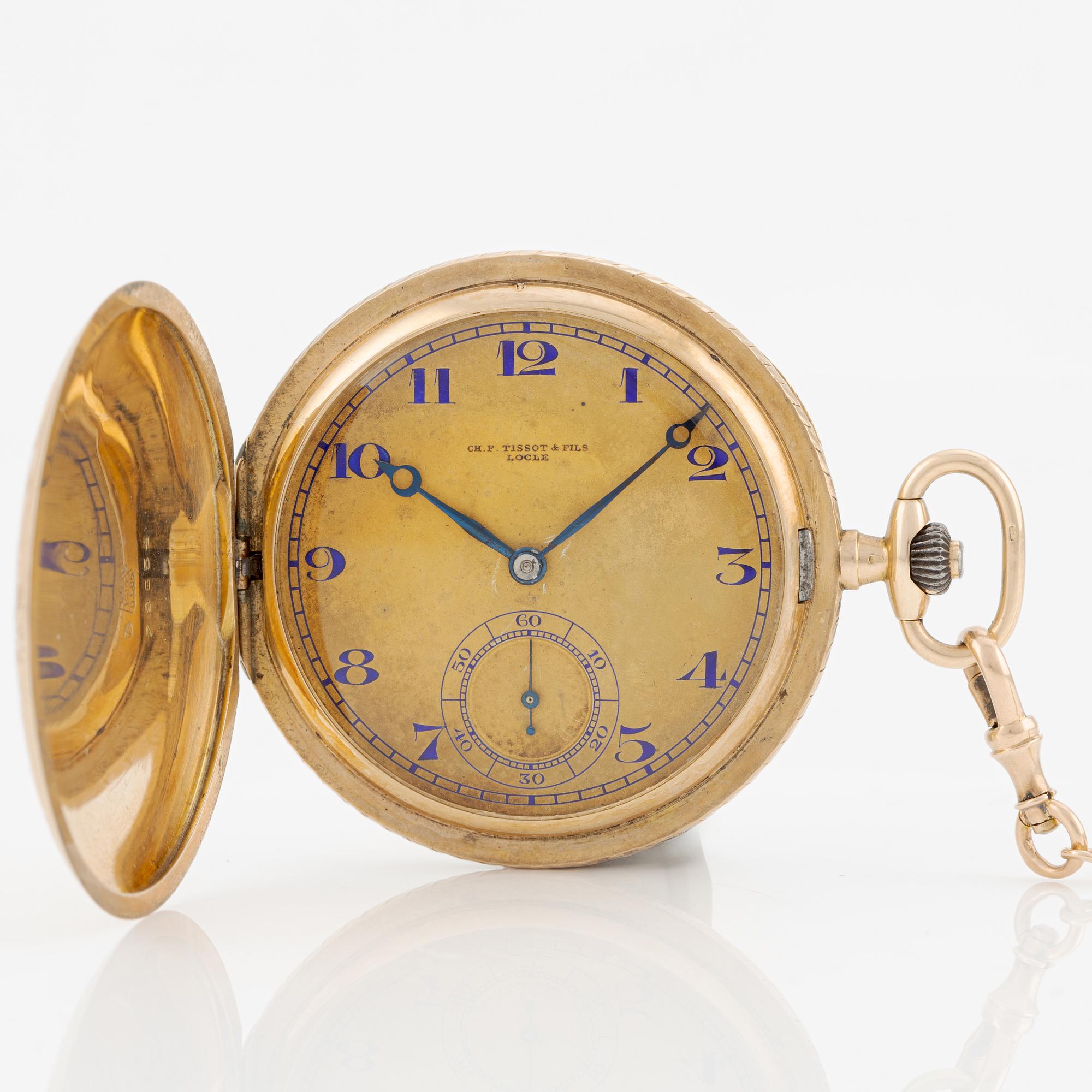 Ch. F. Tissot & Fils, fickur, 50 mm, savonett.