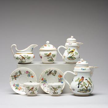 A Meissen Tete a Tete service, 19th Century. (6 pieces).