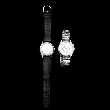 ARMBANDSUR, 2 st, blindur och Tissot Visodate Seastar Seven, 1900-talets mitt.