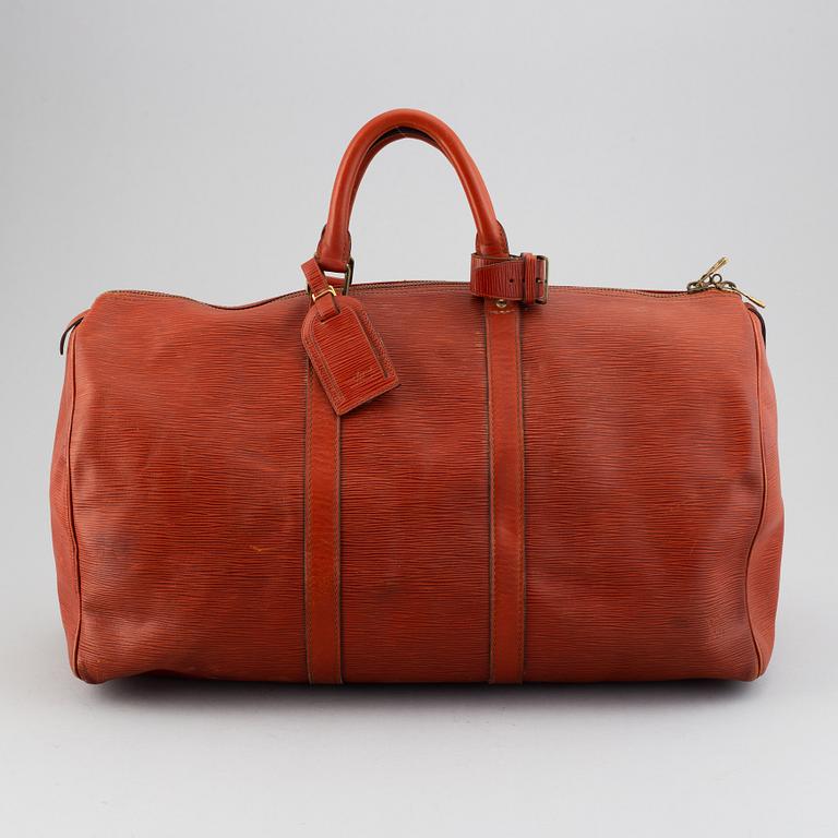 Louis Vuitton, weekendbag "Keepall 50 Epi".