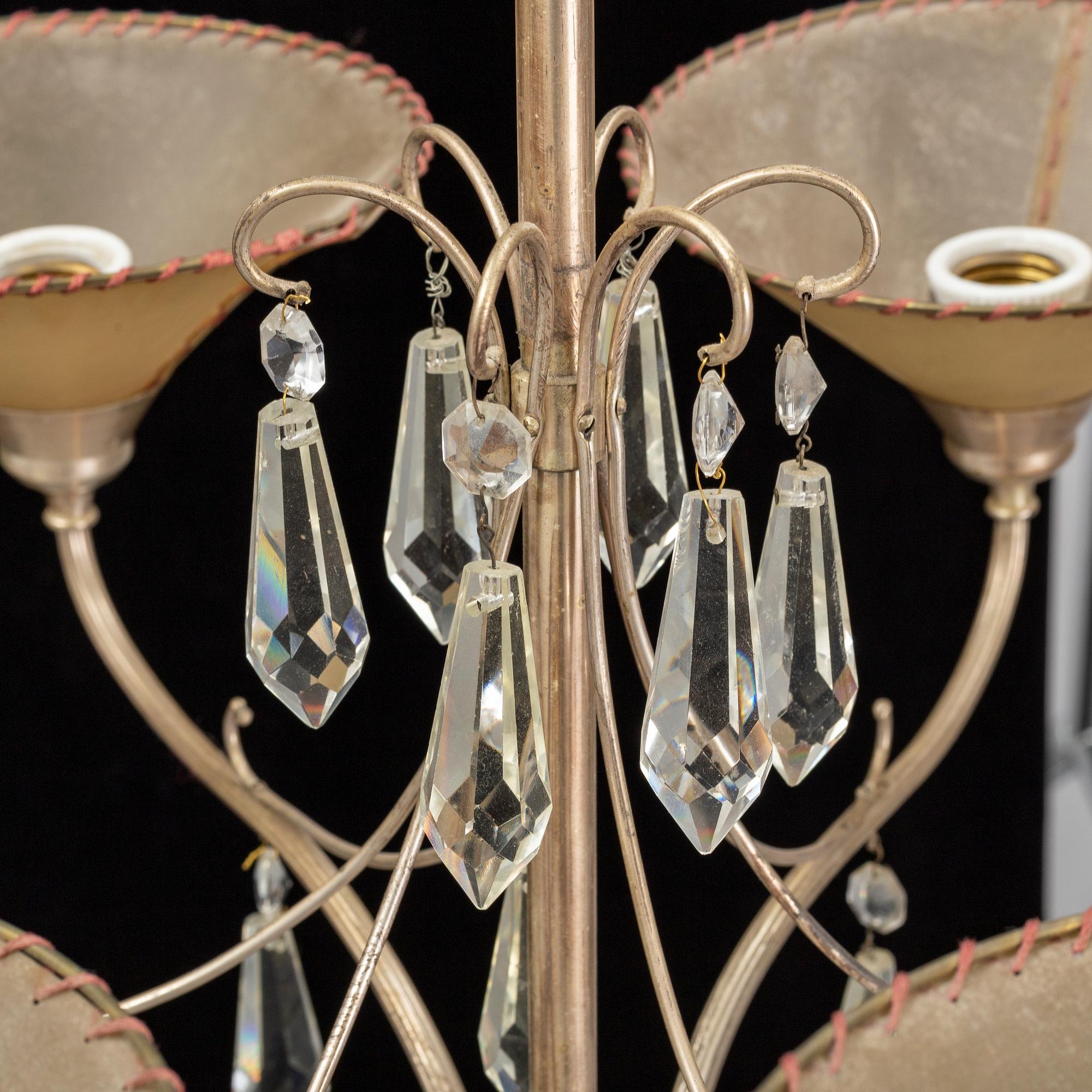 A 1920/30's art deco ceiling light.
