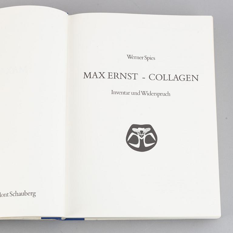 BOOKS, 3 volumes. Max Ernst/Werner Spies.