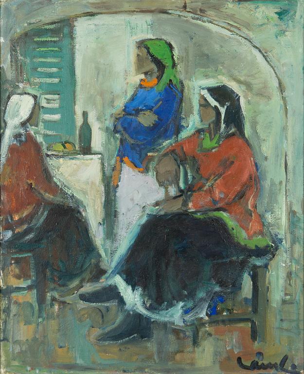 Olavi Laine, oil on canvas, signed.