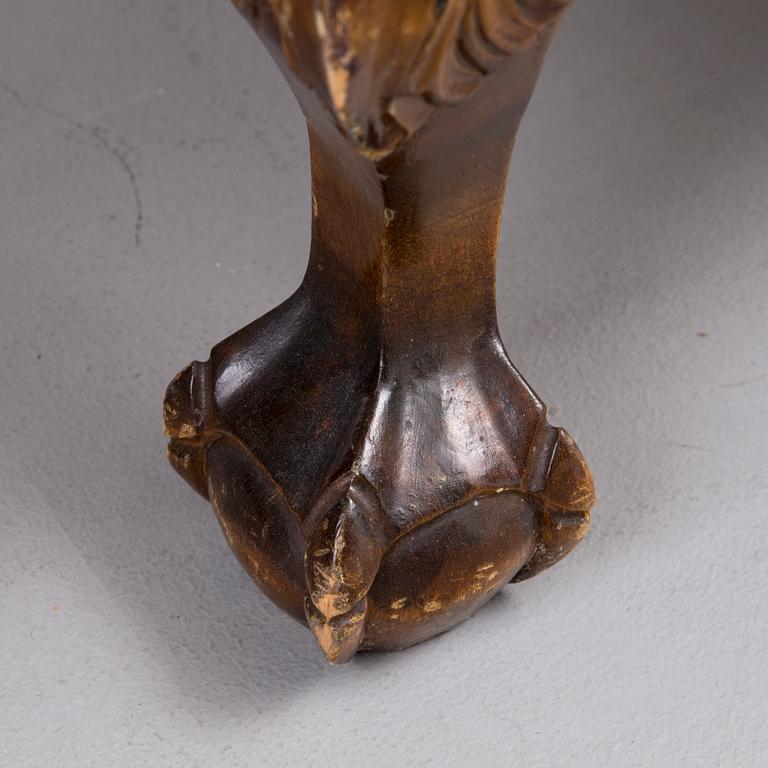 VITRINSKÅP, Chippendale-stil, 1930-tal.