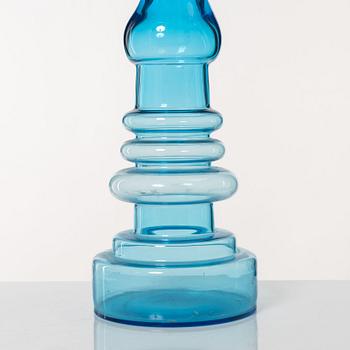 Oivo Toikka, a 'Lighthouse' glass vase, Nuutajärvi, Notsjö, Finland.