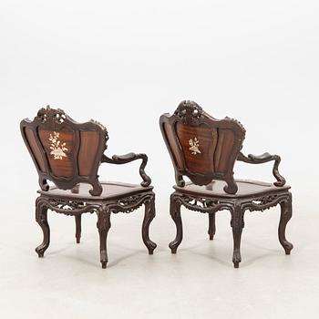 Furniture set, four pieces, China, first half of the 20th century.