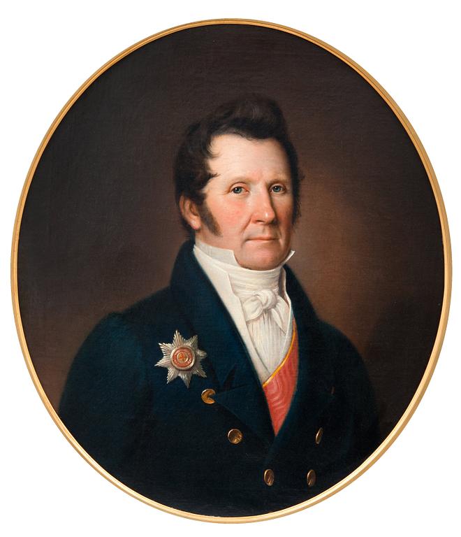 Johan Erik Lindh, PORTRÄTT AV SENATORN, FRIHERRE GUSTAV MELLIN.