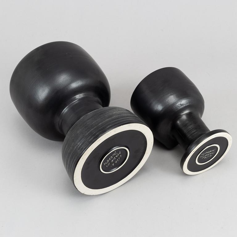 Lisa Larson, two stoneware vase from Gustavsberg.