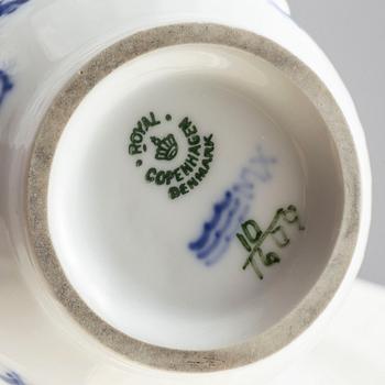 An 111 piece 'Blå Blomst' porcelin service by Royal Copenhagen, Denmark, second half of the 20th century.