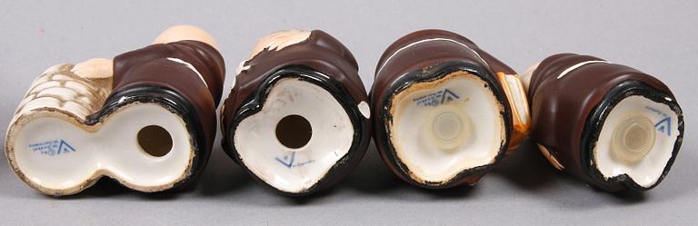 FIGURINER, 9 st, porslin, Hummel, Goebel.