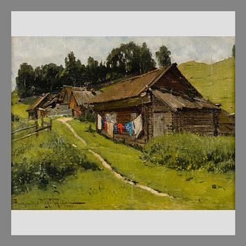 ALEXANDR MAKOVSKI, SUMMER IN THE VILLAGE.