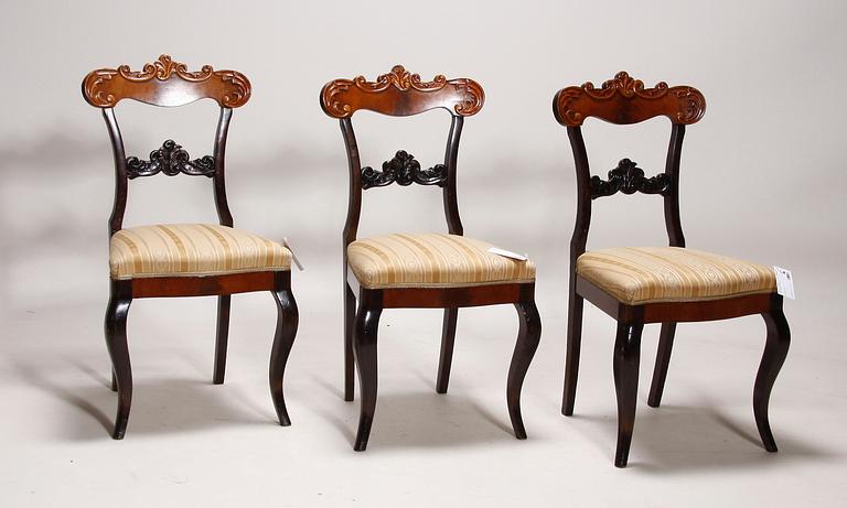 STOLAR, 3 st, senempire, 1800-talets mitt.