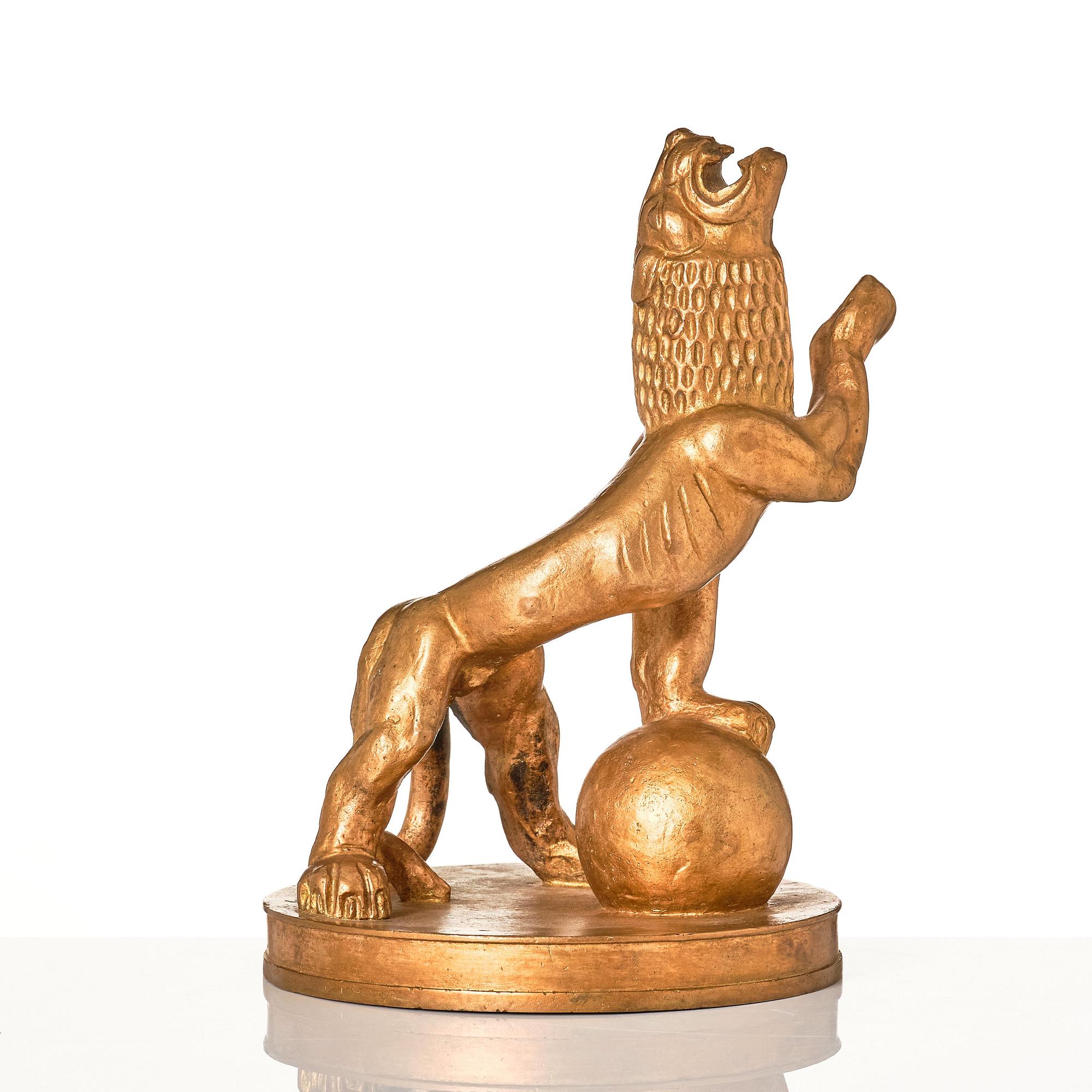 Carl Milles, "Heraldiskt lejon" (=Heraldic lion).