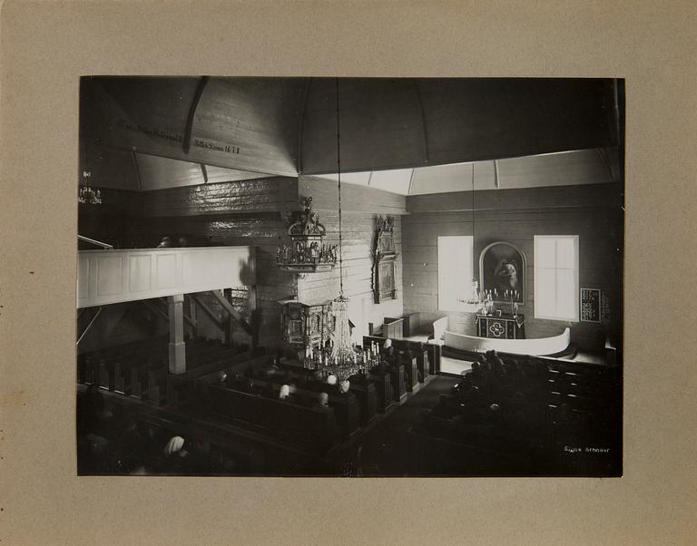 Signe Brander, eleven photographs, mounted on cardboard. First quarter of the 20th century.