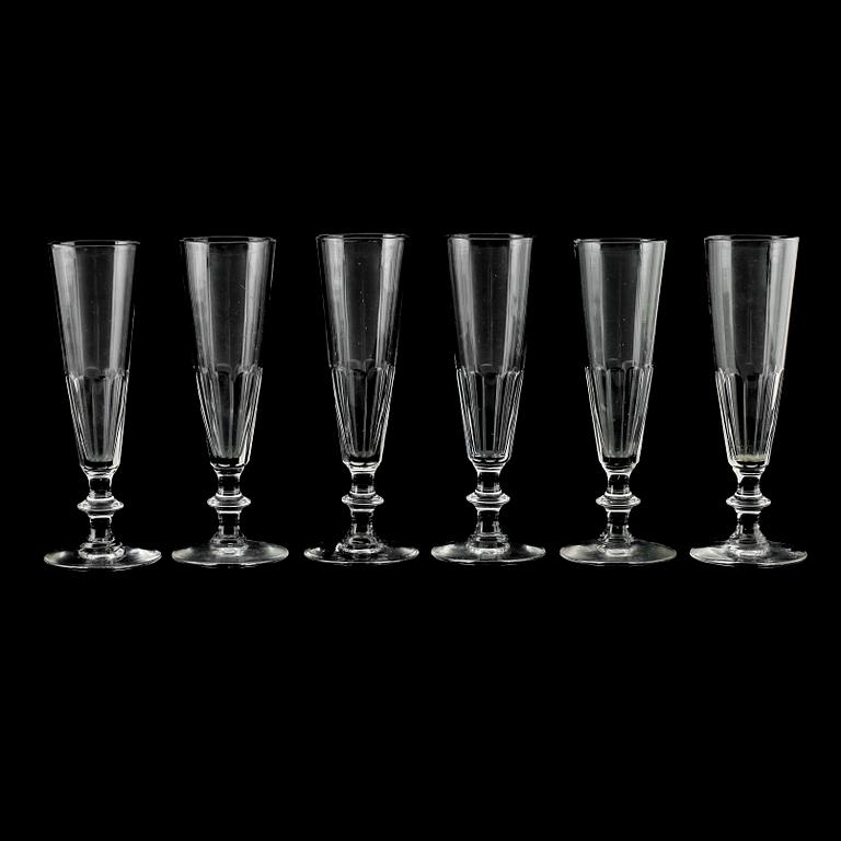 CHAMPAGNESTRUTAR, 6 st, 1800-talets andra hälft.