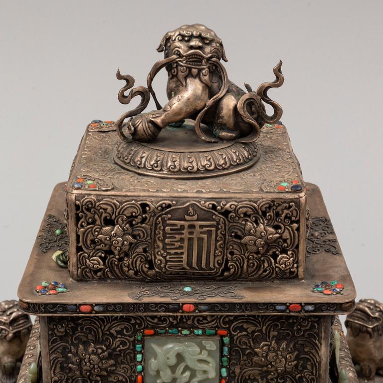 A large Tibetan / Chinese shrine, 20th Century.