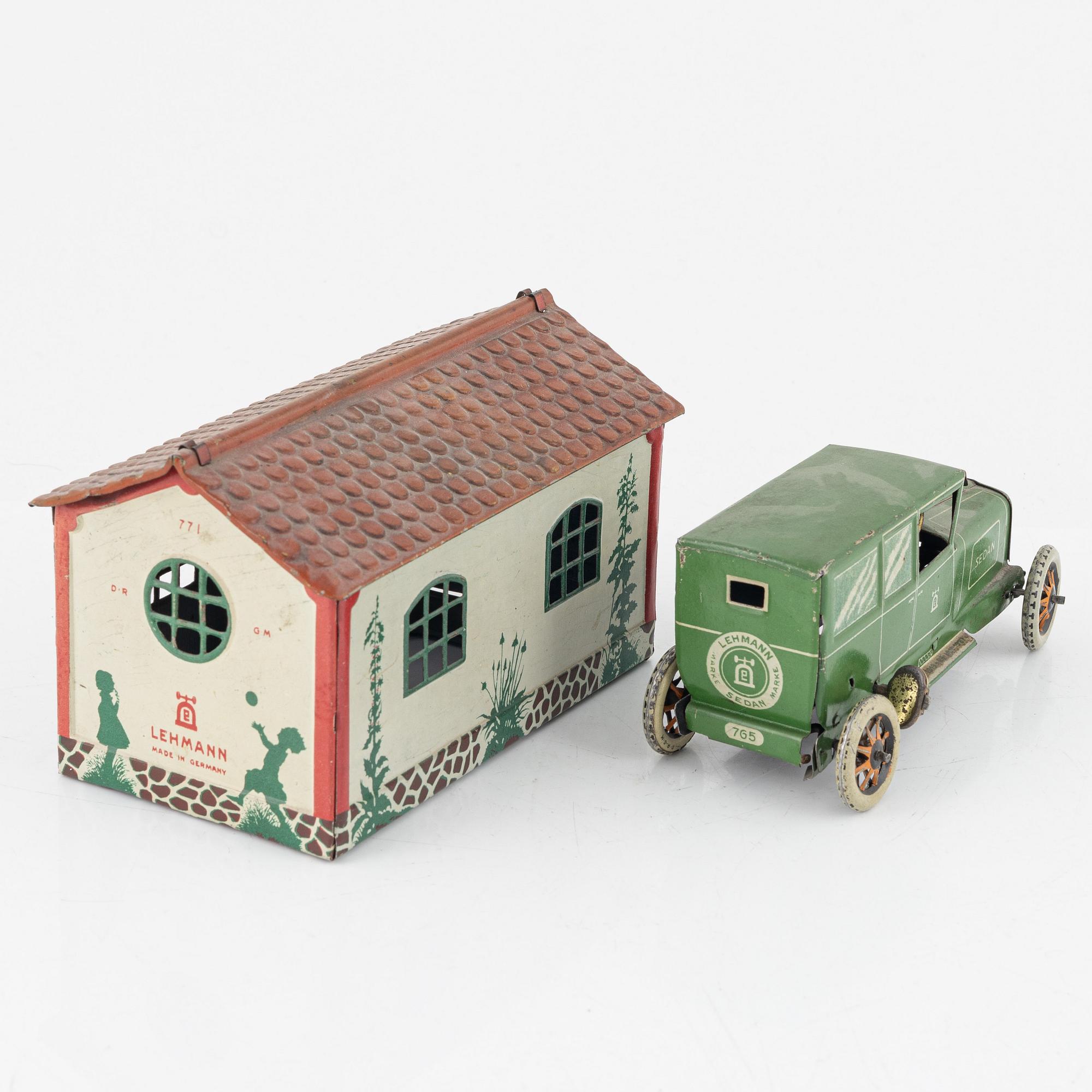 Lehmann, "Sedan EPL 765" and "Garage EPL 771", Germany, first half of the 20th century.