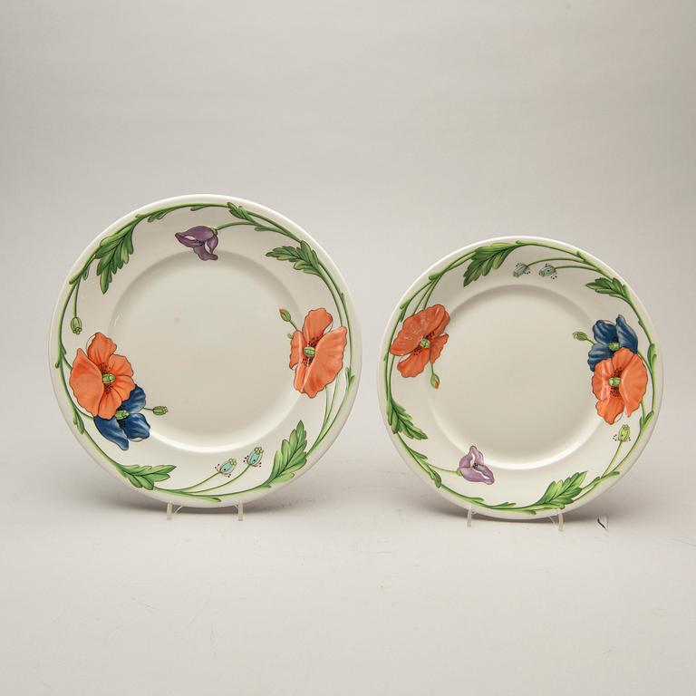 SERVIS Villeroy Boch 27 dlr "Amapola" porslin 1900-talets senare del.