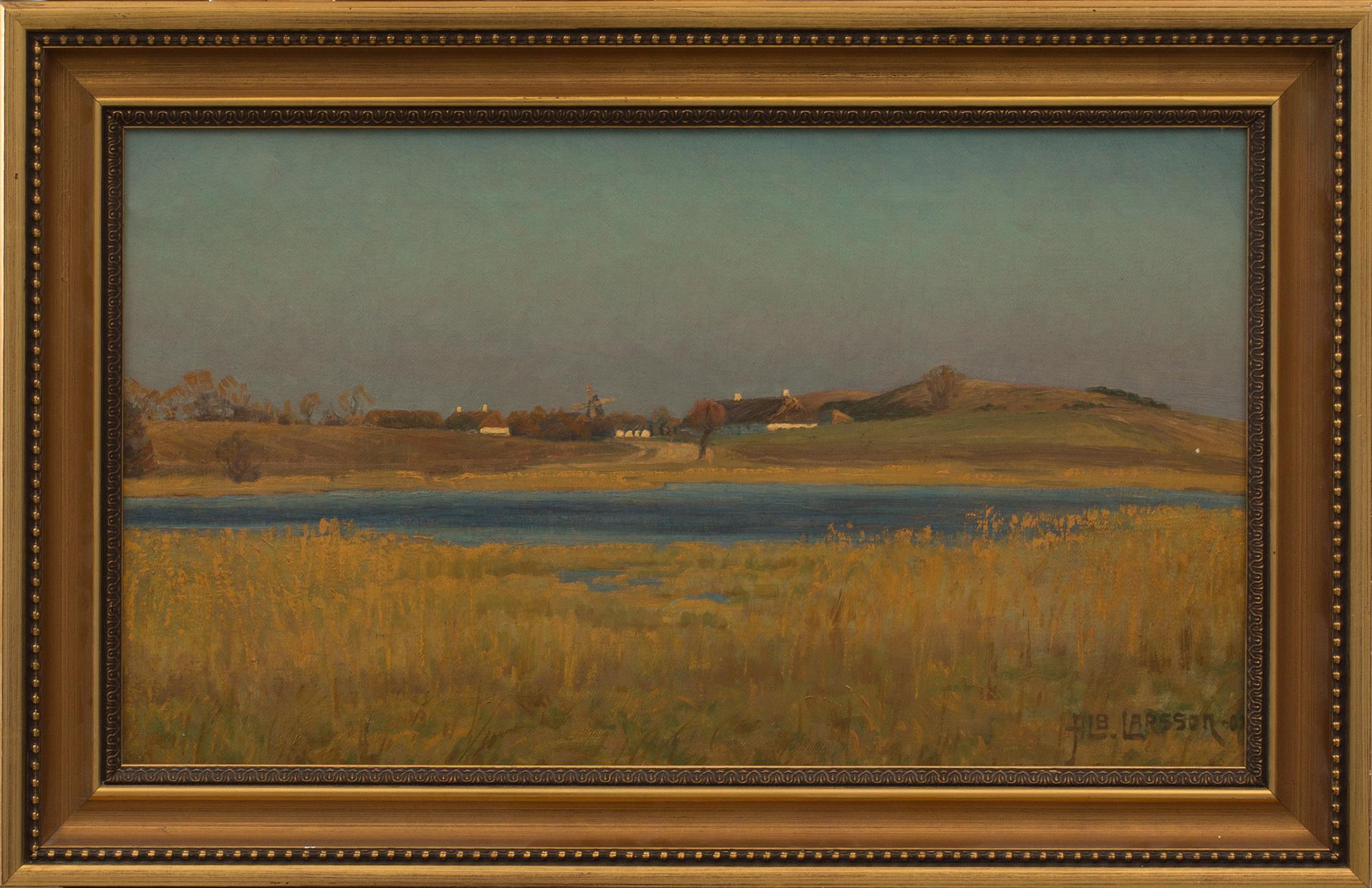 ALBERT LARSSON, olja på duk, signerad och daterad 1907.