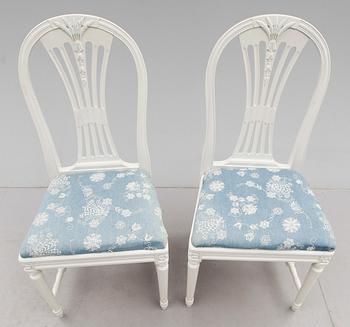 MATGRUPP, 5 delar, gustaviansk stil, 1900-talets andra hälft.