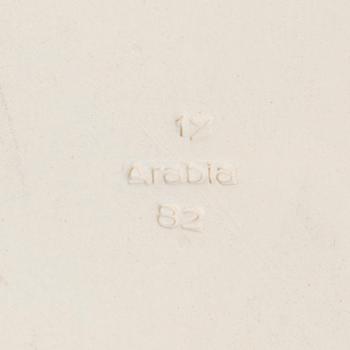 A tray table signed Kaipiainen 1944, Arabia.