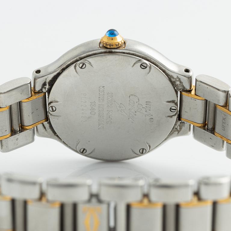 must de CARTIER, Must 21, armbandsur, 28 mm.