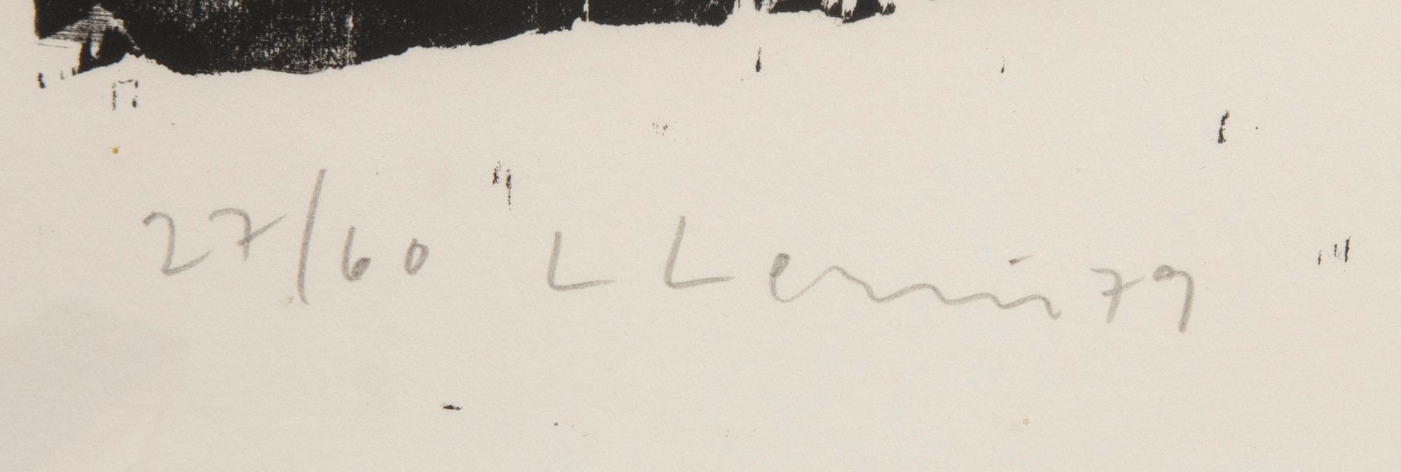 Lars Lerin, "Gråvinter 1".