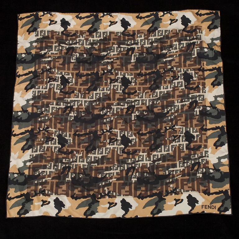 SCARF, siden, Fendi.