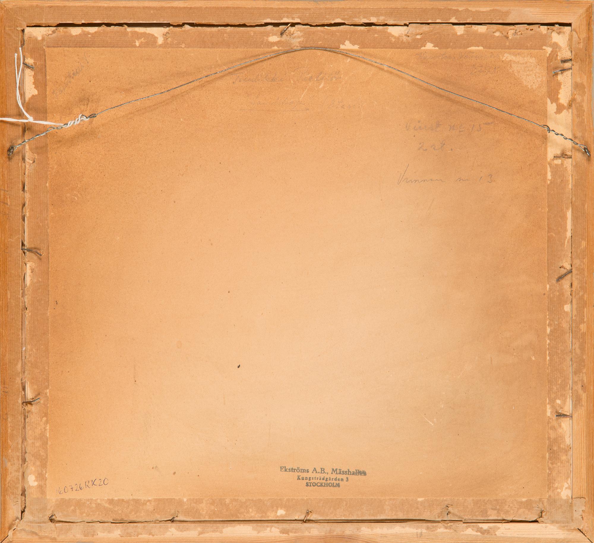 Tuulikki Pietilä, torrnålsetsning, signerad och daterad 1948, numrerad 7/20.