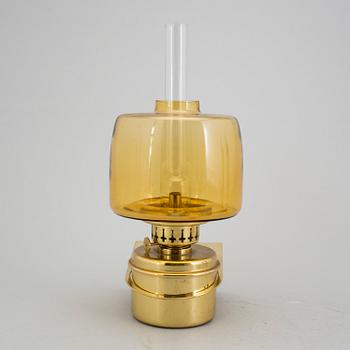 A HANS-AGNE JAKOBSSON wall paraffin lamp, Markaryd Sweden, second half of the 20th century.
