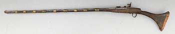 KABYLBÖSSA, flintlås, Nordafrika, möjligen 1800-tal.