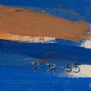 TORSTEN RENQVIST, olja på duk, monogramsign o dat -55.