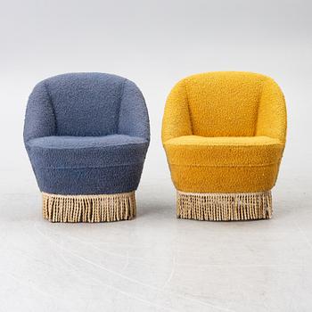 Armchairs, a pair, Casa E Giardino, Italy, second half of the 20th century.