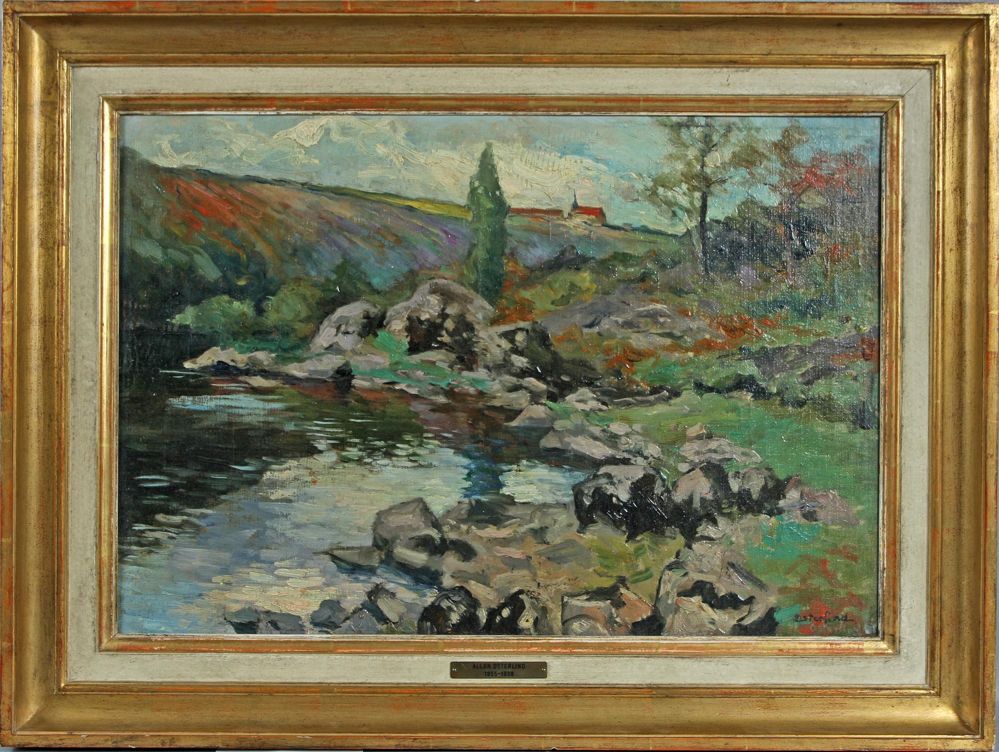 ALLAN ÖSTERLIND, olja på duk, sign.