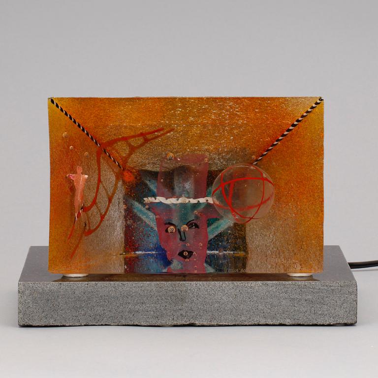BERTIL VALLIEN, glasskulptur, Kosta Boda, Unique, sign o numrerad 979204.