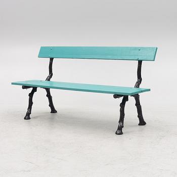 Garden bench, 20th century.