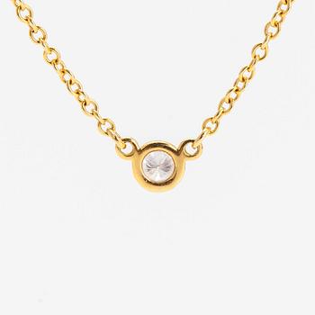 Tiffany & Co, Elsa Peretti, necklace, 'Diamonds by the Yard', 18K gold with a diamond approx. 0.05 ct.