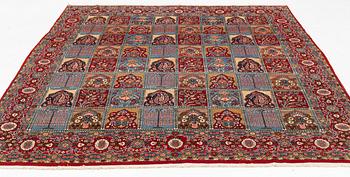 A Qum, semi antique, c. 284 x 226 cm.